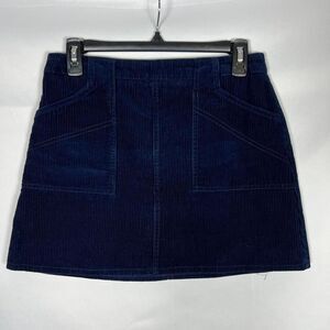 BDG Navy Blue Corduroy Mini Skirt SP‎